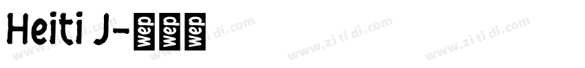 Heiti J字体转换